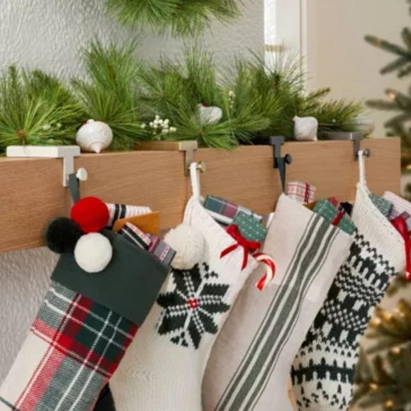 Hearth & Hand Other 2 Mantle Peg Christmas Stocking Holder Hearth